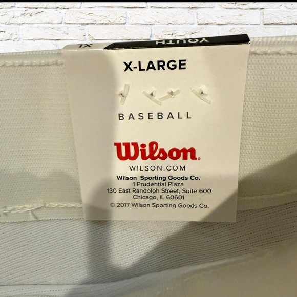 NWT - WILSON YOUTH BASEBALL PANTS Size XL - Picture 4 of 4